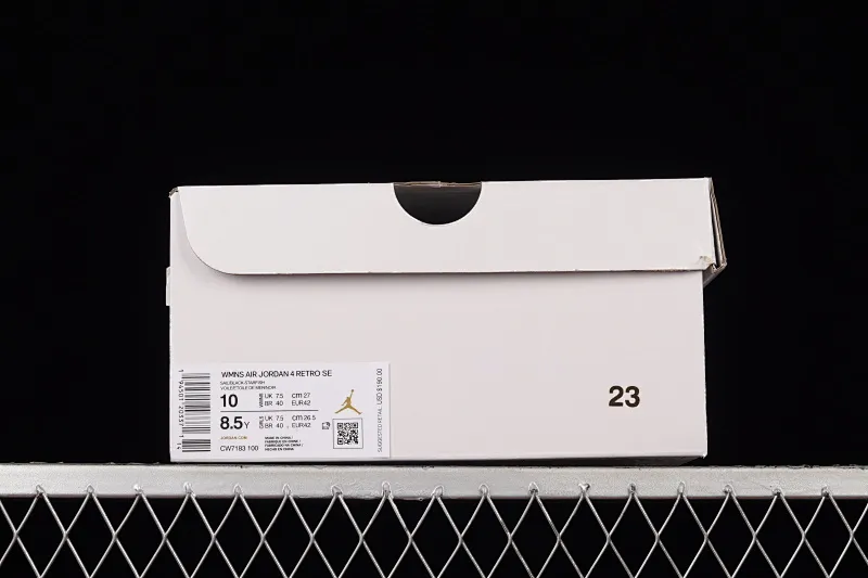 All categories Air Jordan Jordan series basketball shoes Air Jordan 4 Pure original Air Jordan 4 Retro SE AJ4 Joe 4 brass black orange starfish orange CW7183-100